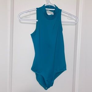 Blue/teal children’s dancer bodysuit/leotard